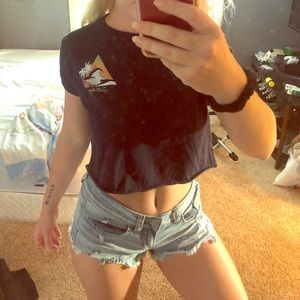 Billabong crop tee shirt